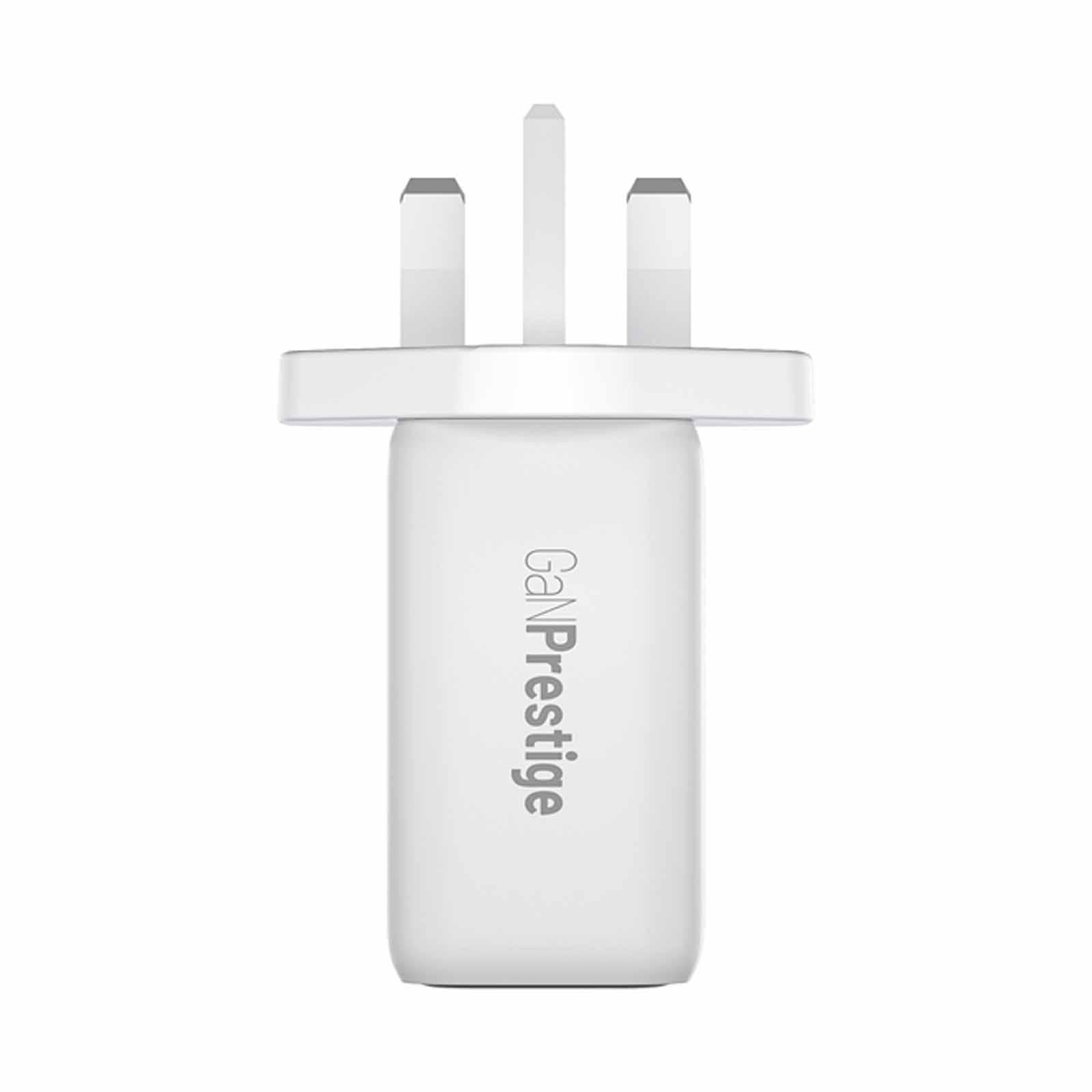 Mazer M-G65W-V5UK GaNPrestige 65W GaN Wall Charger 2C1A  - White