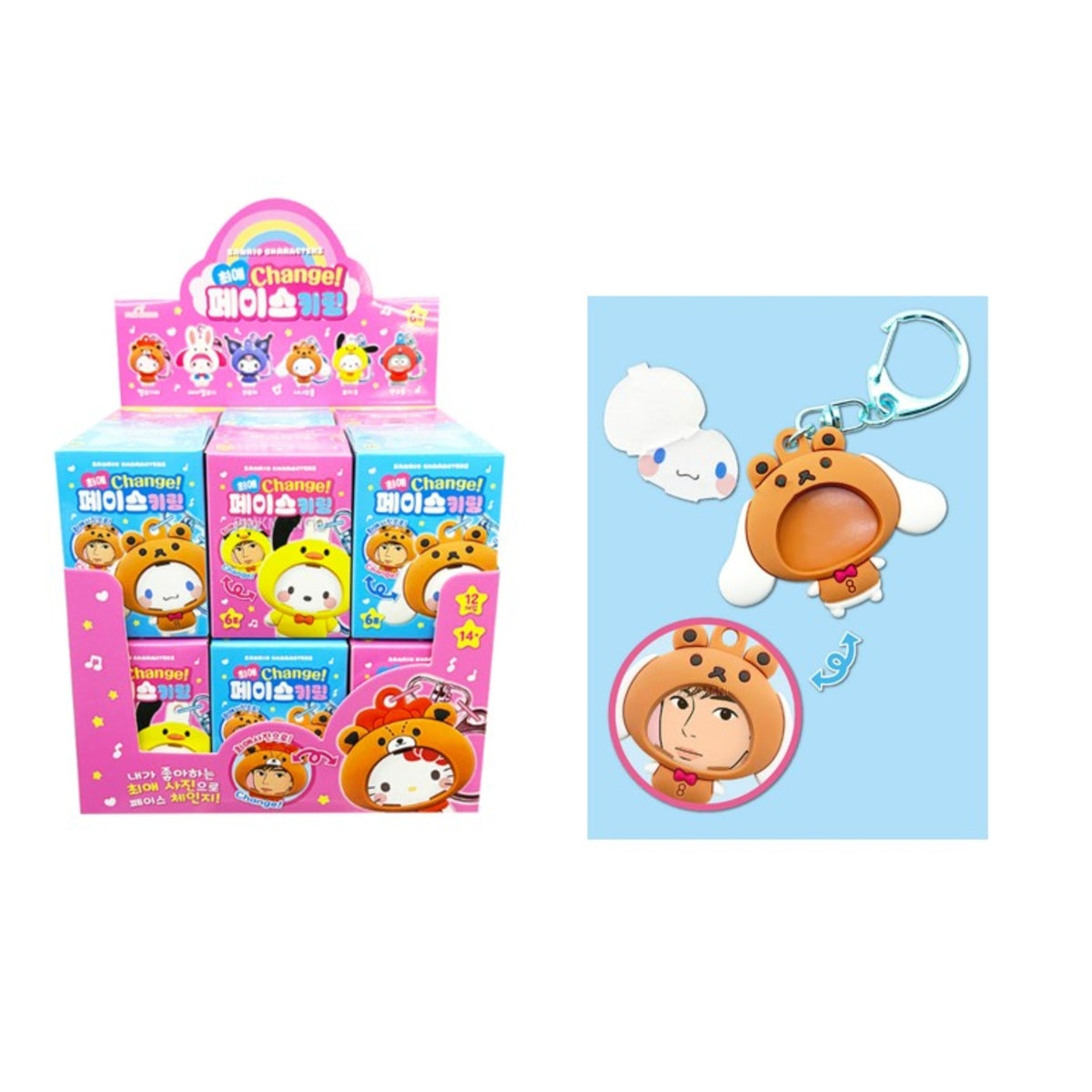 Sanrio My Favorite Change Face Key Ring (Random)