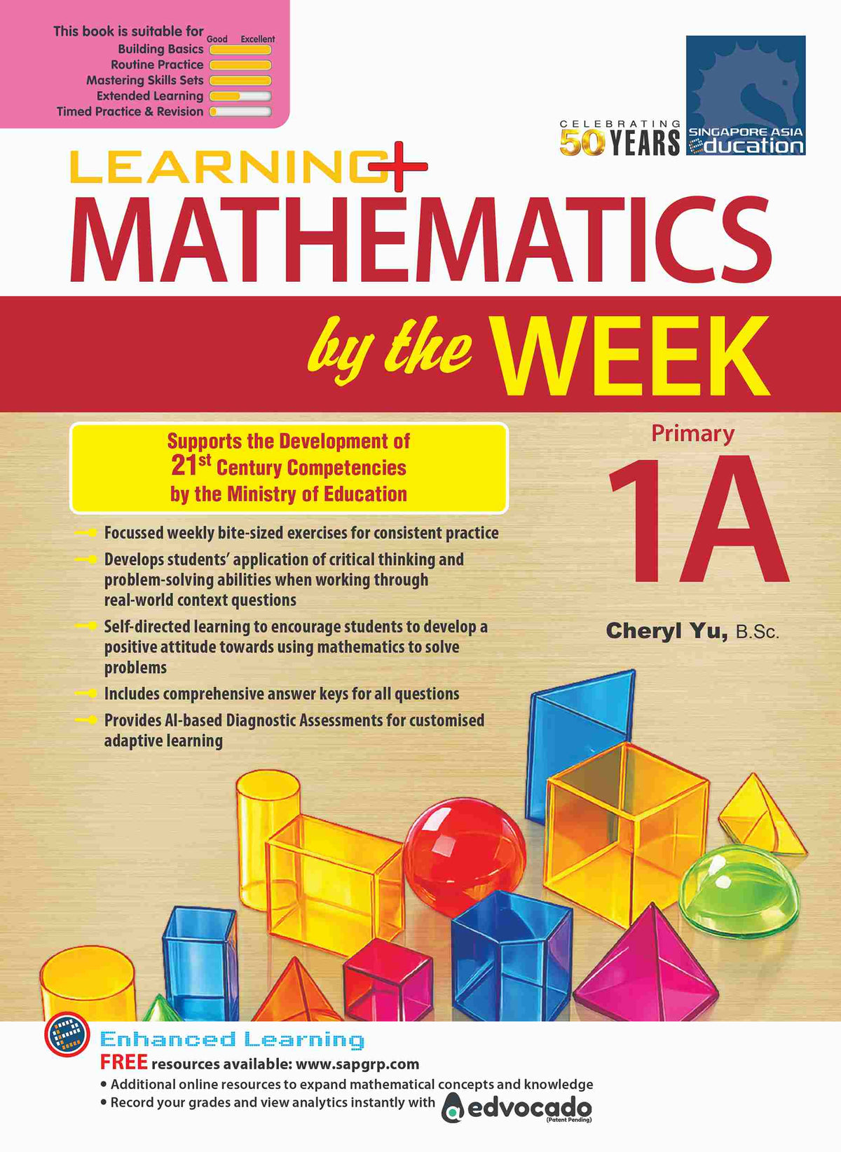 Learning+ Mathematics by the Week Workbook 1A