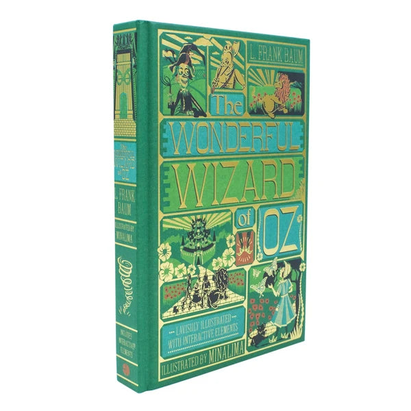 The Wonderful Wizard of Oz and The Adventures of Pinocchio - Minalima Edition 2 Books Collection Set