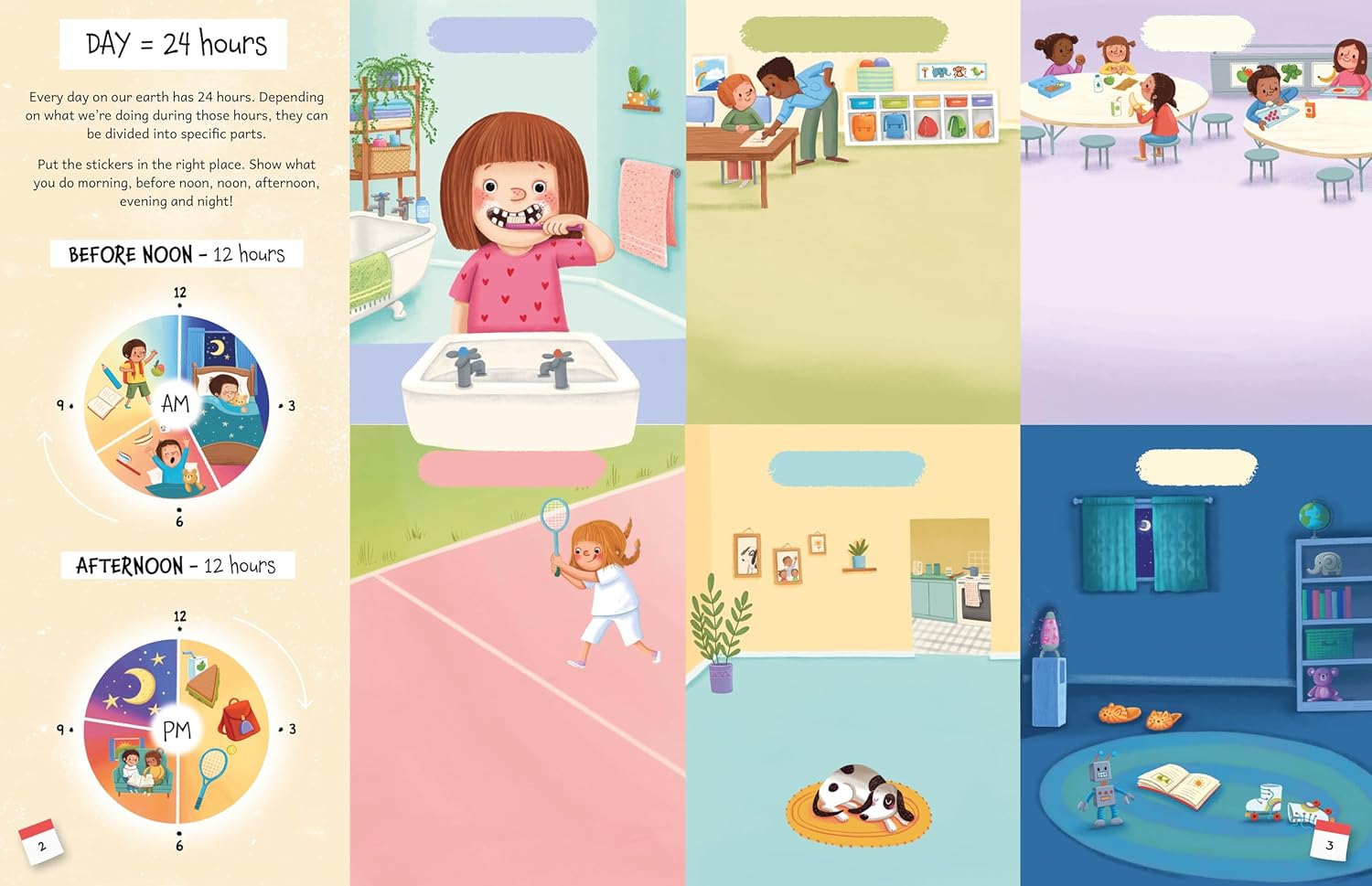 Deluxe Sticker Book: Playing And Learning (Paperback – Sticker Book)