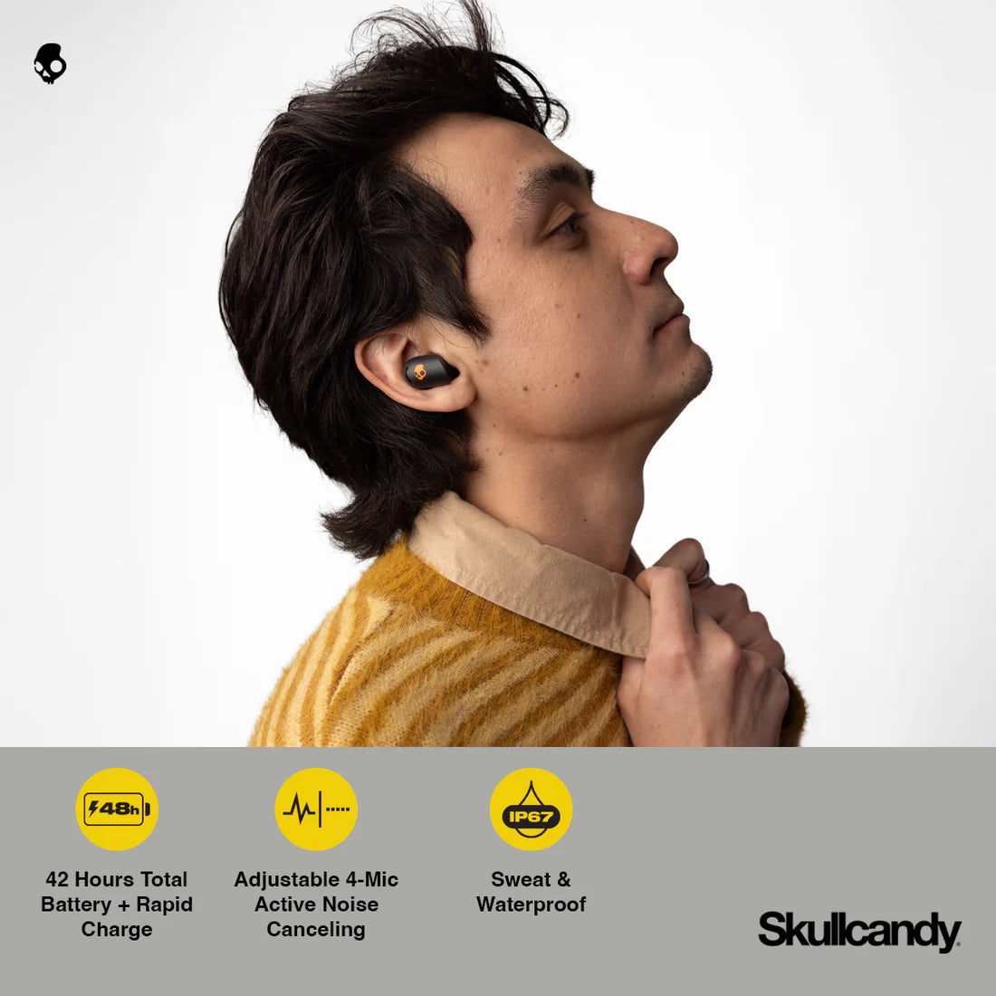 Skullcandy Sesh ANC Active True Wireless Sport In-Ear Earbuds