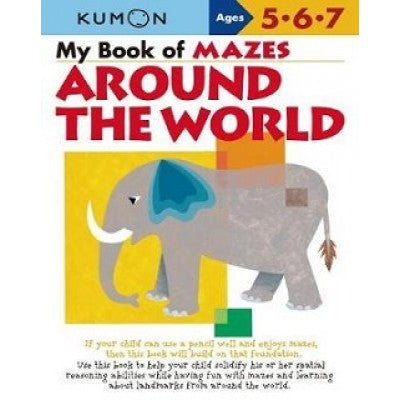 Kumon: K2 My Bk Of Mazes: Around The World