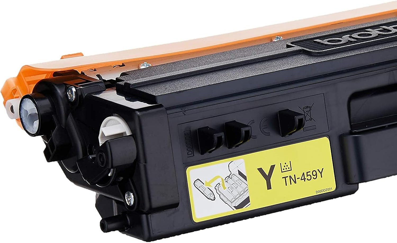 Brother TN-459Y ASA Original Toner Cartridge Compatible with HL/MFC Series, 9000 Pages, Yellow