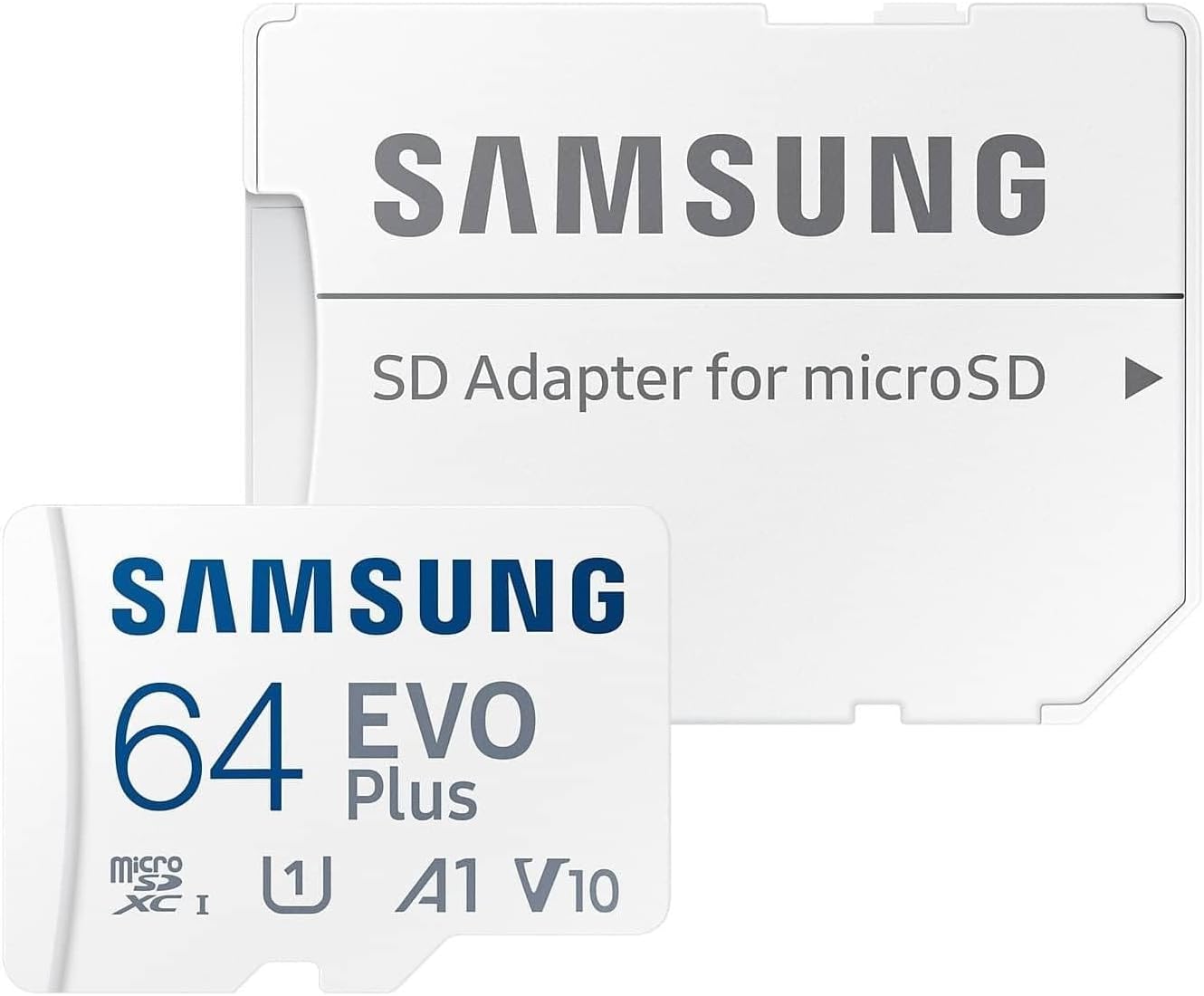 Samsung MB-MC64KA/APC EVO Plus MicroSD with Adapter 2021, 64GB