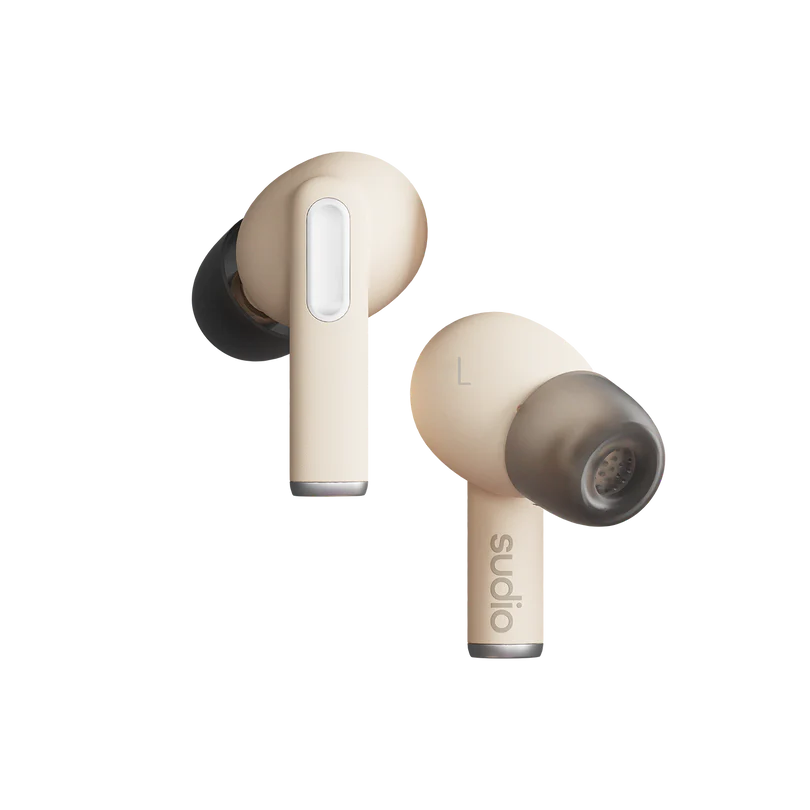 Sudio A1 Pro Wireless Earbuds with ANC - Sand