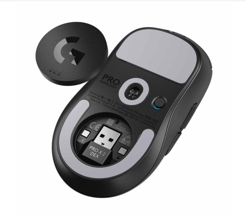 Logitech G Pro X Superlight 2 DEX Wireless Gaming Mouse (Black)