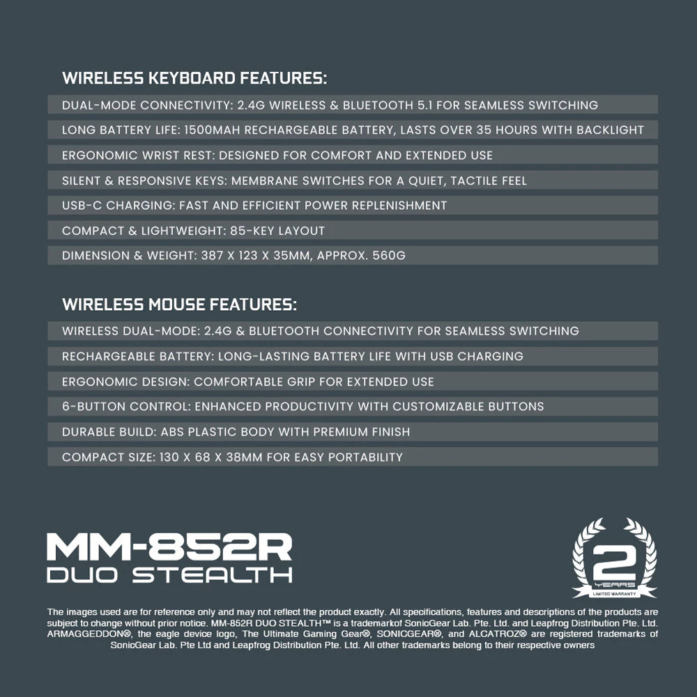 Armaggeddon MM-852R Duo Mode Gaming Keyboard