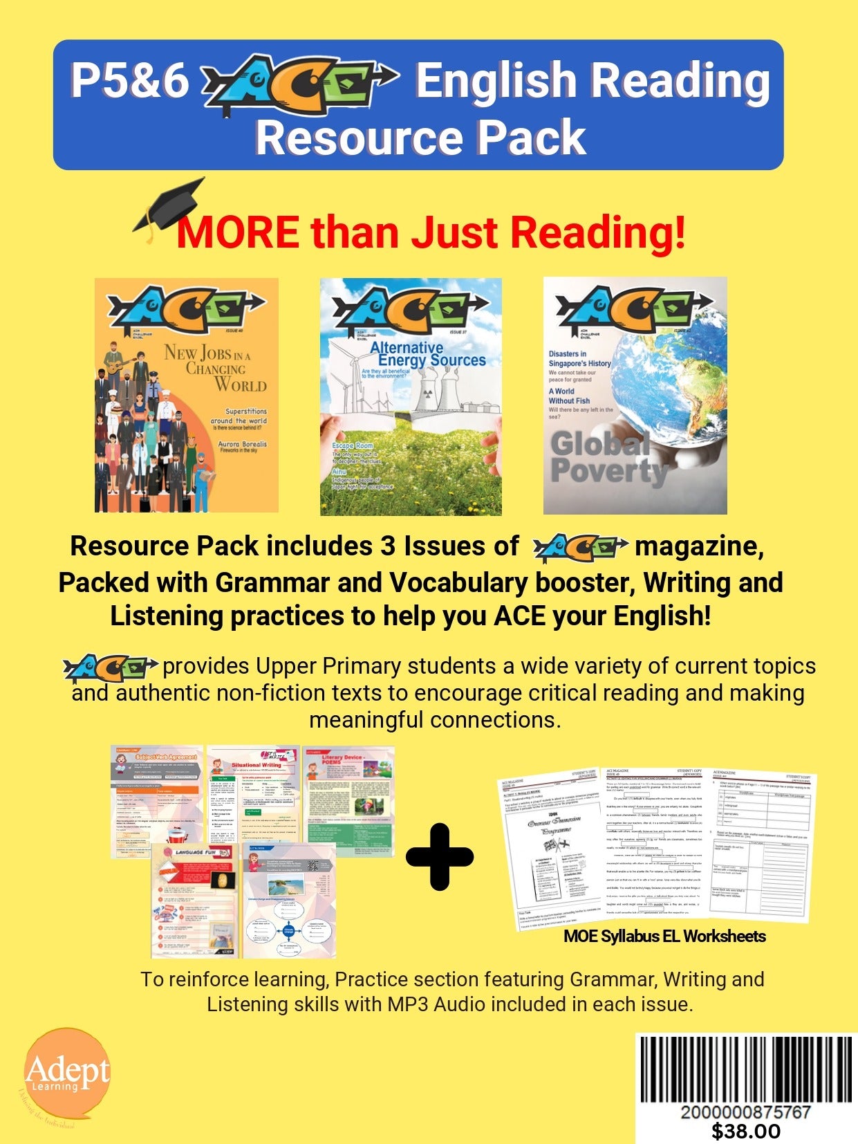 Primary 5/6 Ace Magazine Bundle (3 Issues)
