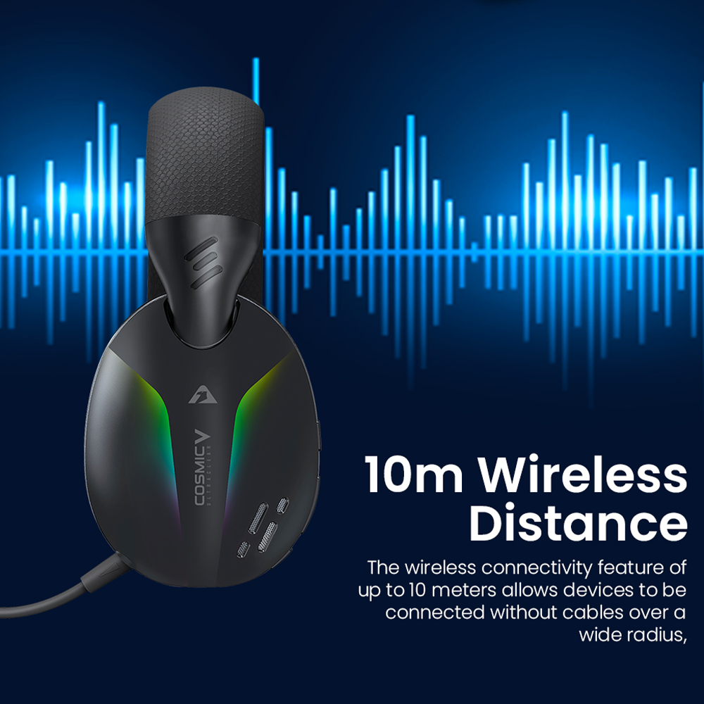 Armaggeddon Cosmic V UltraClear Wireless Gaming Headset (Ozone)