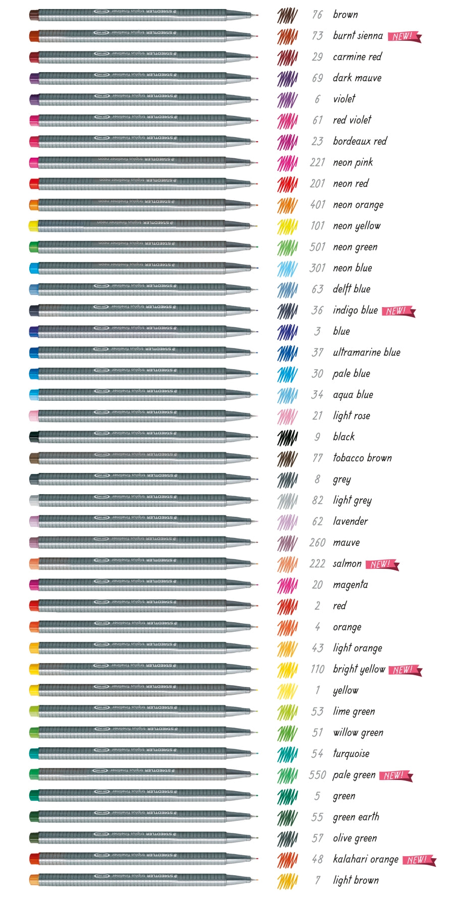 STAEDTLER TRIPLUS FINELINER 334-8 GREY