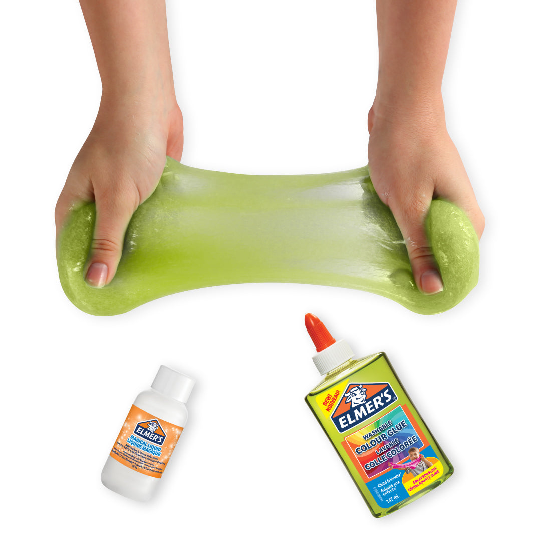 ELMER'S TRANSPARENT COLOUR GLUE 5oz-GRN