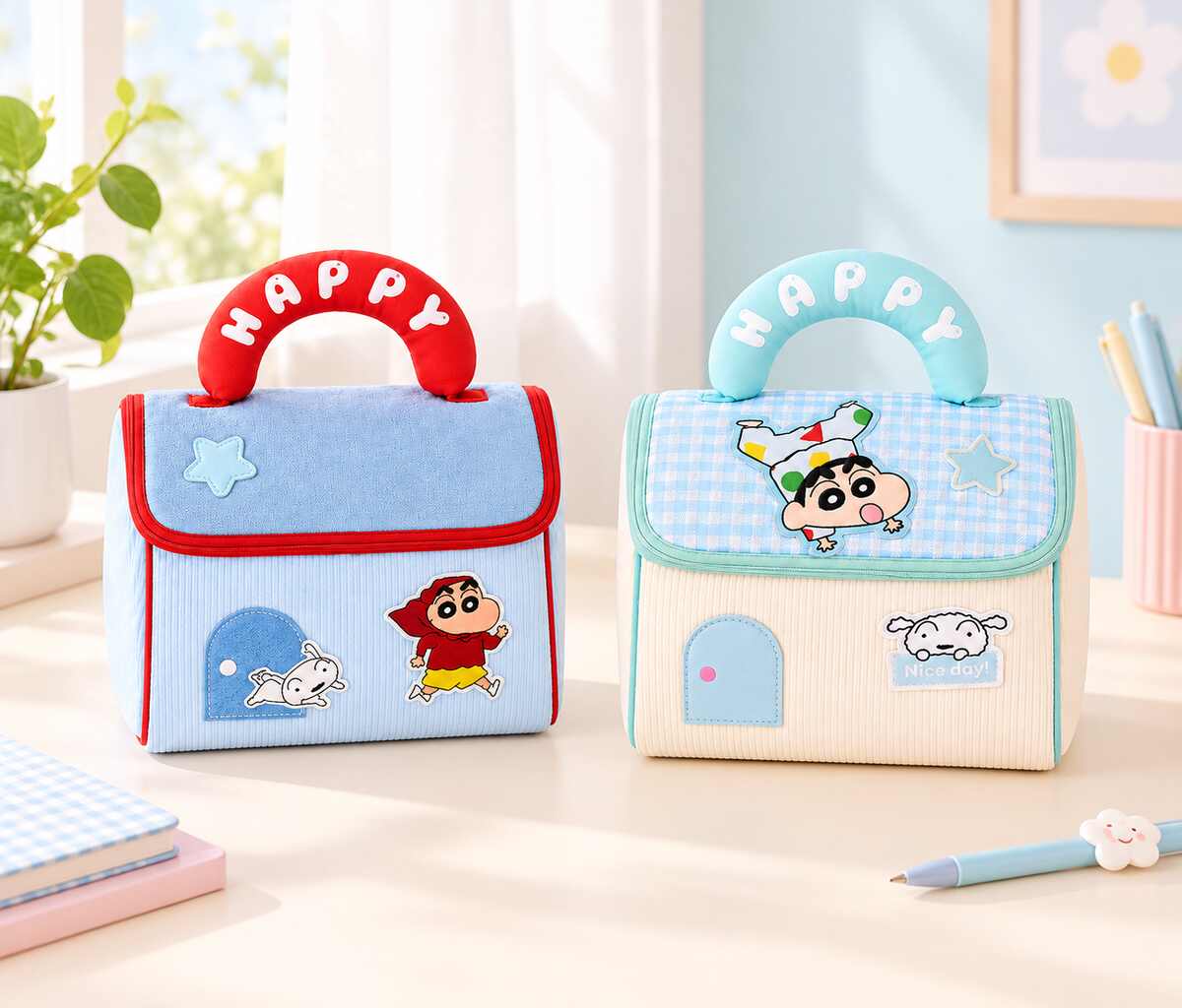  Shin Chan Happy Lunch Bag - 2 Assorted Design 