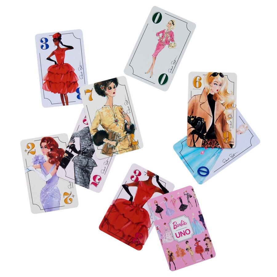 MATTEL UNO CANVAS BARBIE CARD GAME