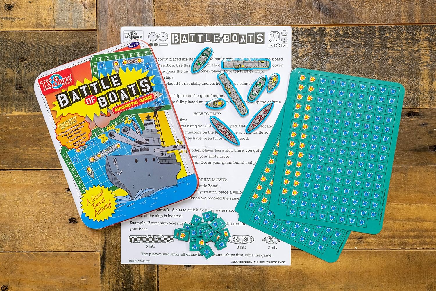 BENDON BATTLE OF BOATS MAGNETIC GAME