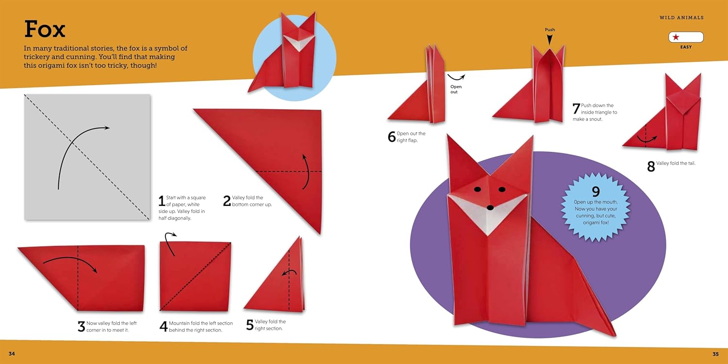 Origami: Includes a Book of Instructions and 120 Sheets of Origami Paper (Paperback)