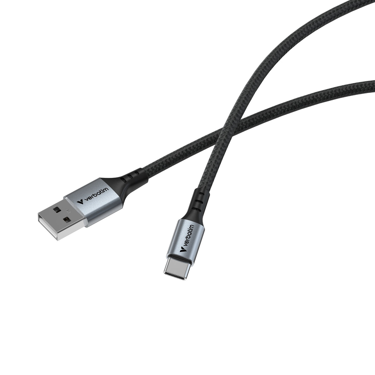 Verbatim Sync & Charge Cable 18W USB-A to USB-C (SCC2-AC) Black