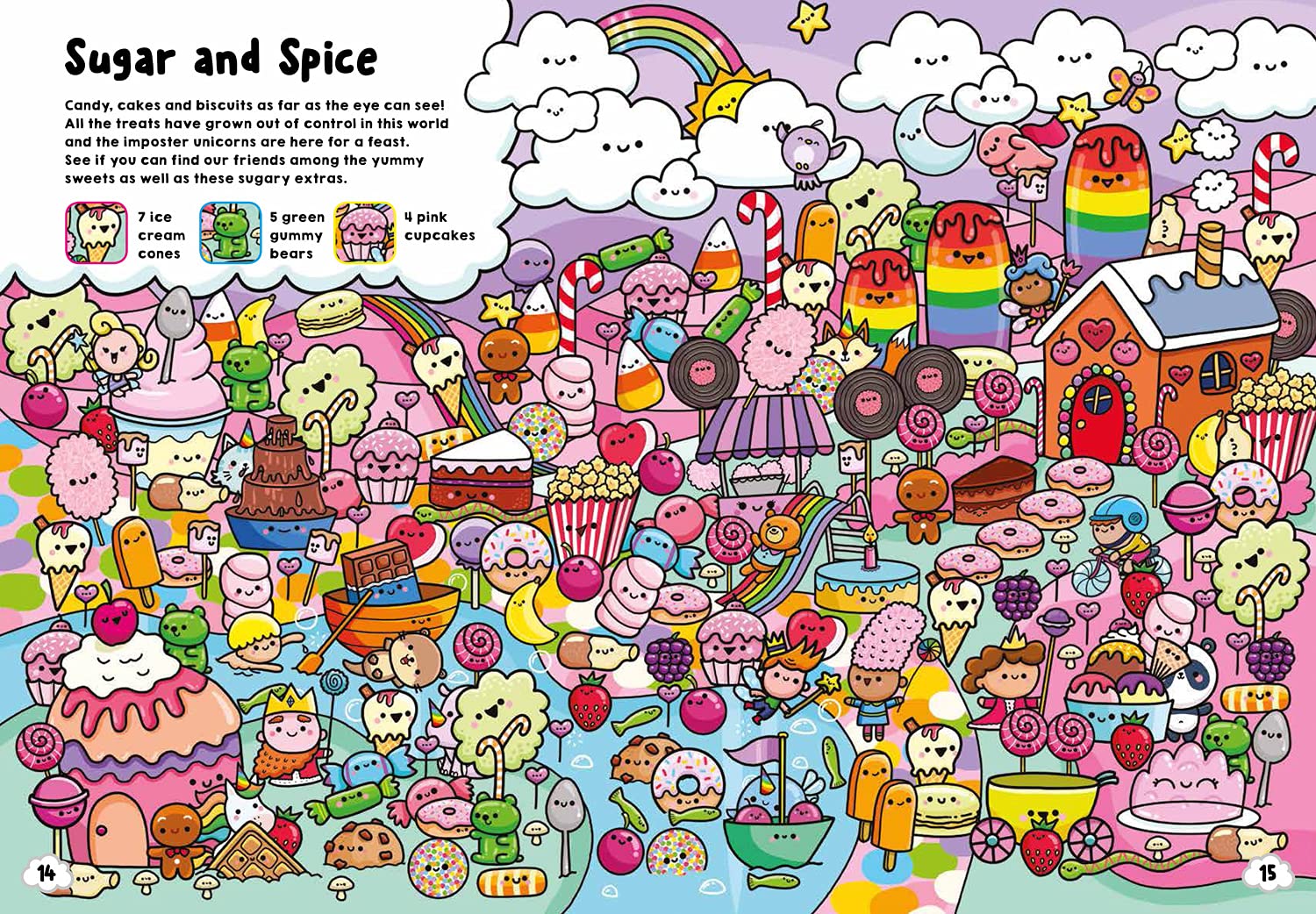Unicorn and Friends Search and Find