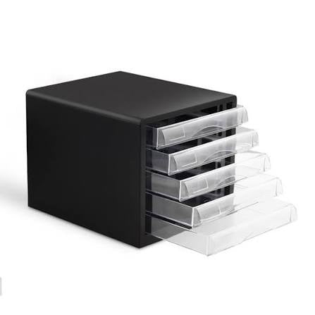 Pop Bazic File Cabinet 5 Layer 9775 Black