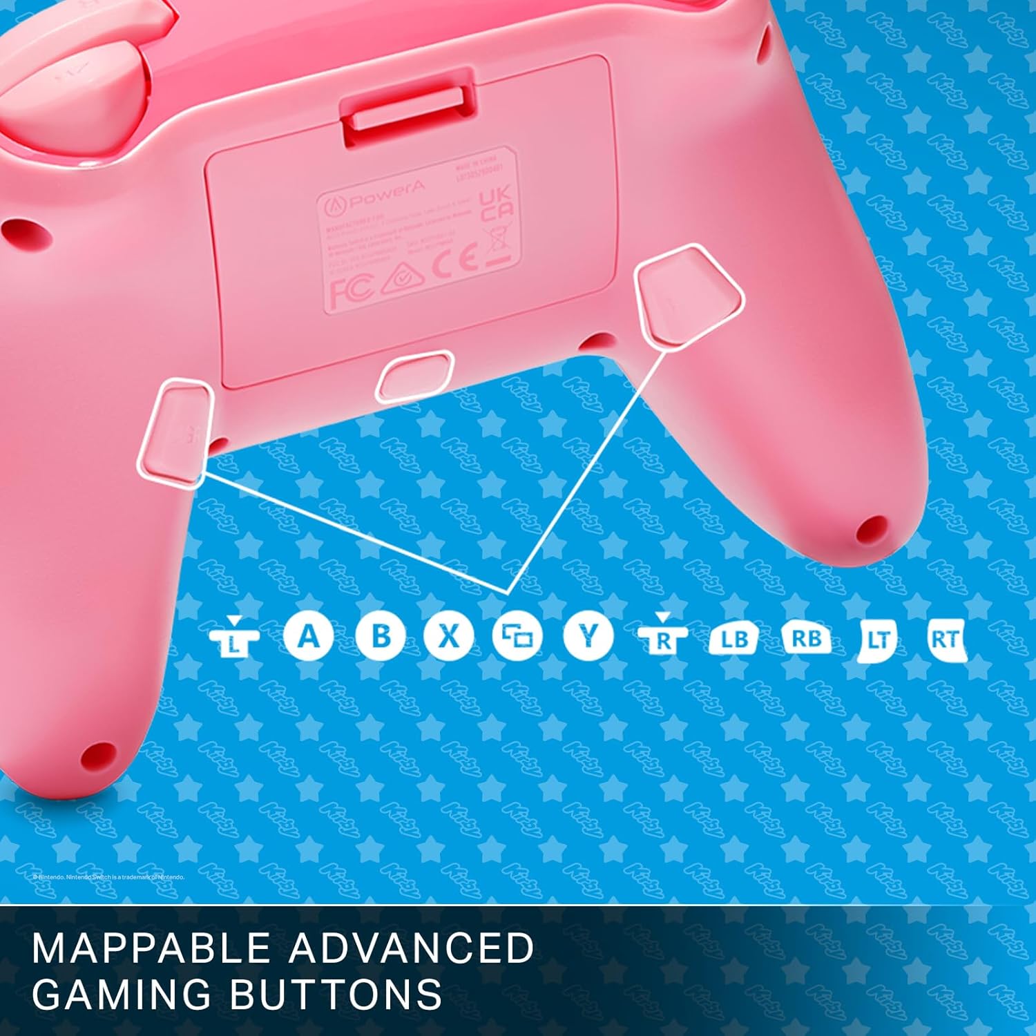 PowerA Wireless Controller for Nintendo Switch - Kirby Mouthful (Officially Licensed)
