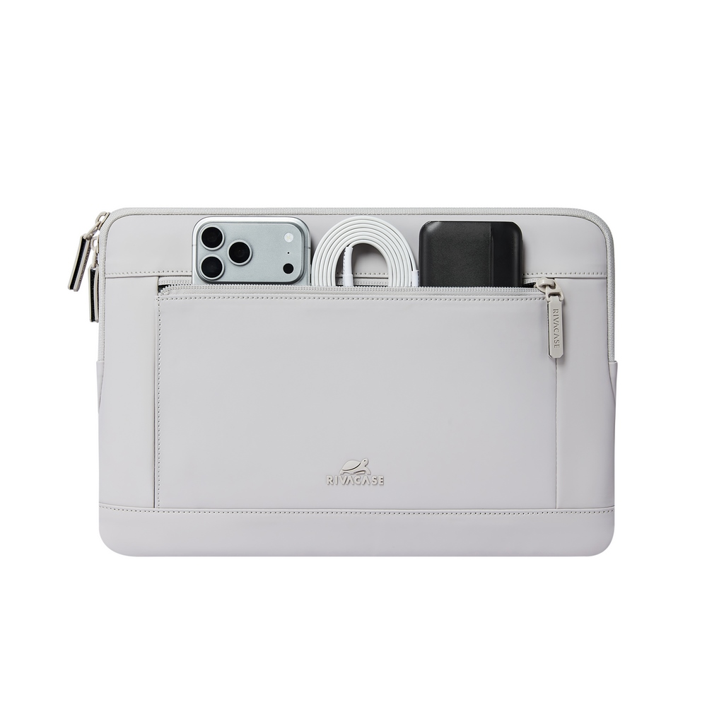 Rivacase Eden 7802 silver ECO MacBook NEO 13 and Chromebook 11.6-12" sleeve