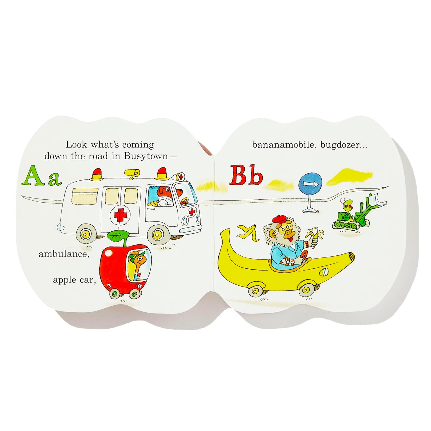 Richard Scarry's Cars and Trucks from A to Z (Board Book)