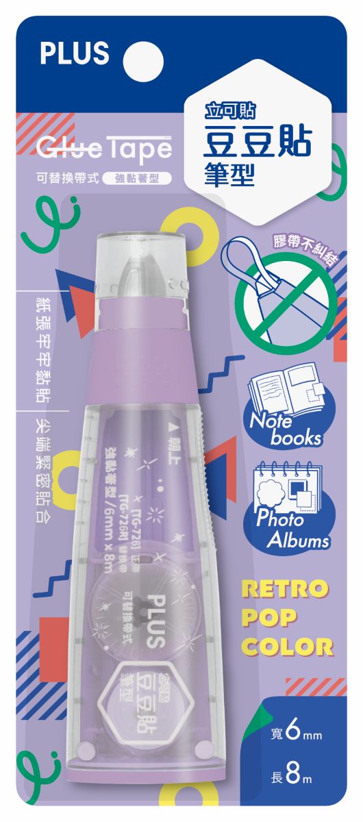 PLUS Norino Glue Tape TG-726 Retro PP