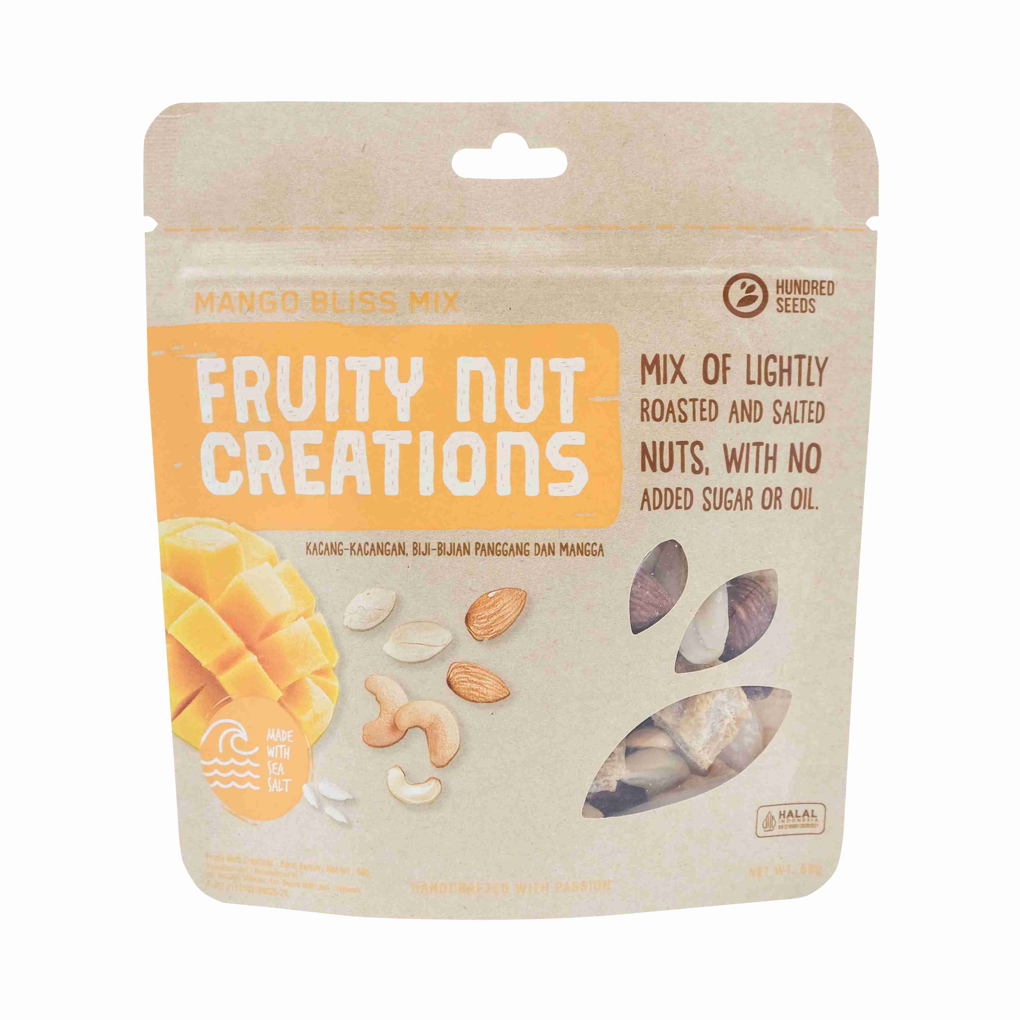 Hundred Seeds Fruity Nuts Creation 60gms Mango Bliss