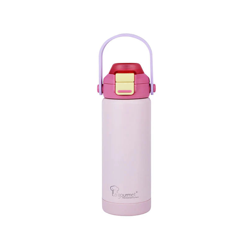 La Gourmet LGSE419958 Super Wide 530ml Thermal Bottle - Light Pink