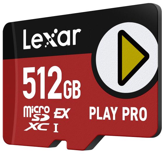 Lexar 512GB PLAY PRO microSDXC Express Card - LMSXPS0512G-BNNNG