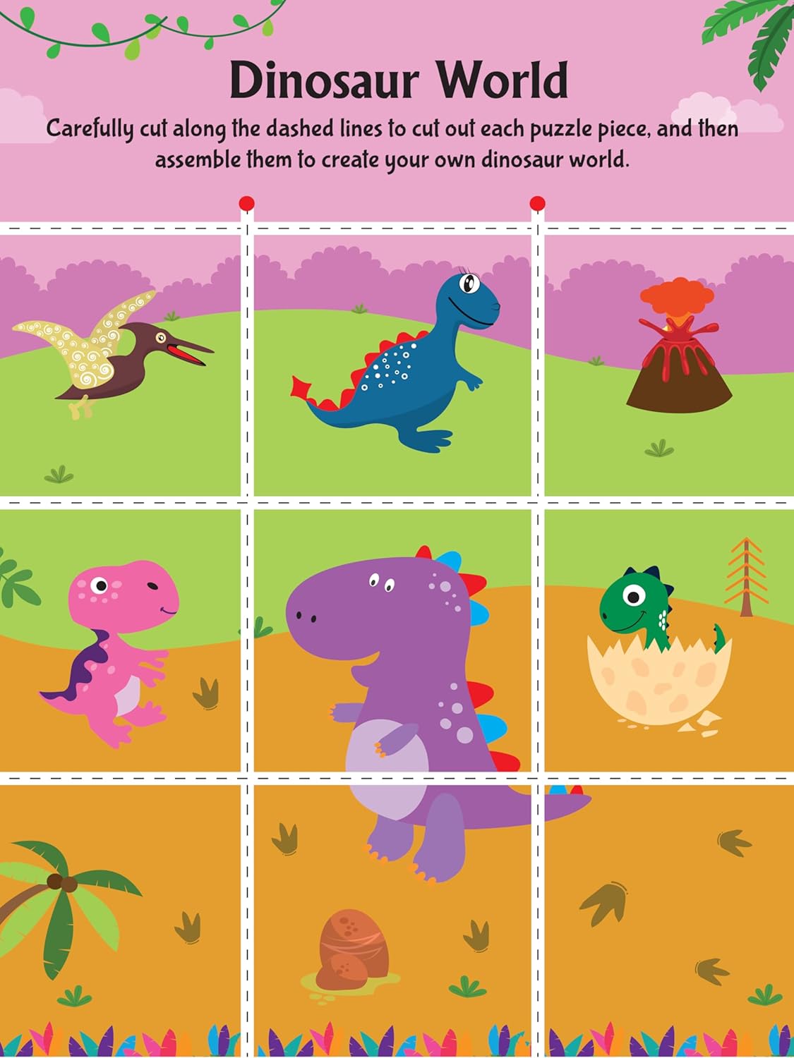 Scissors Skills Activity Book - Daring Dino