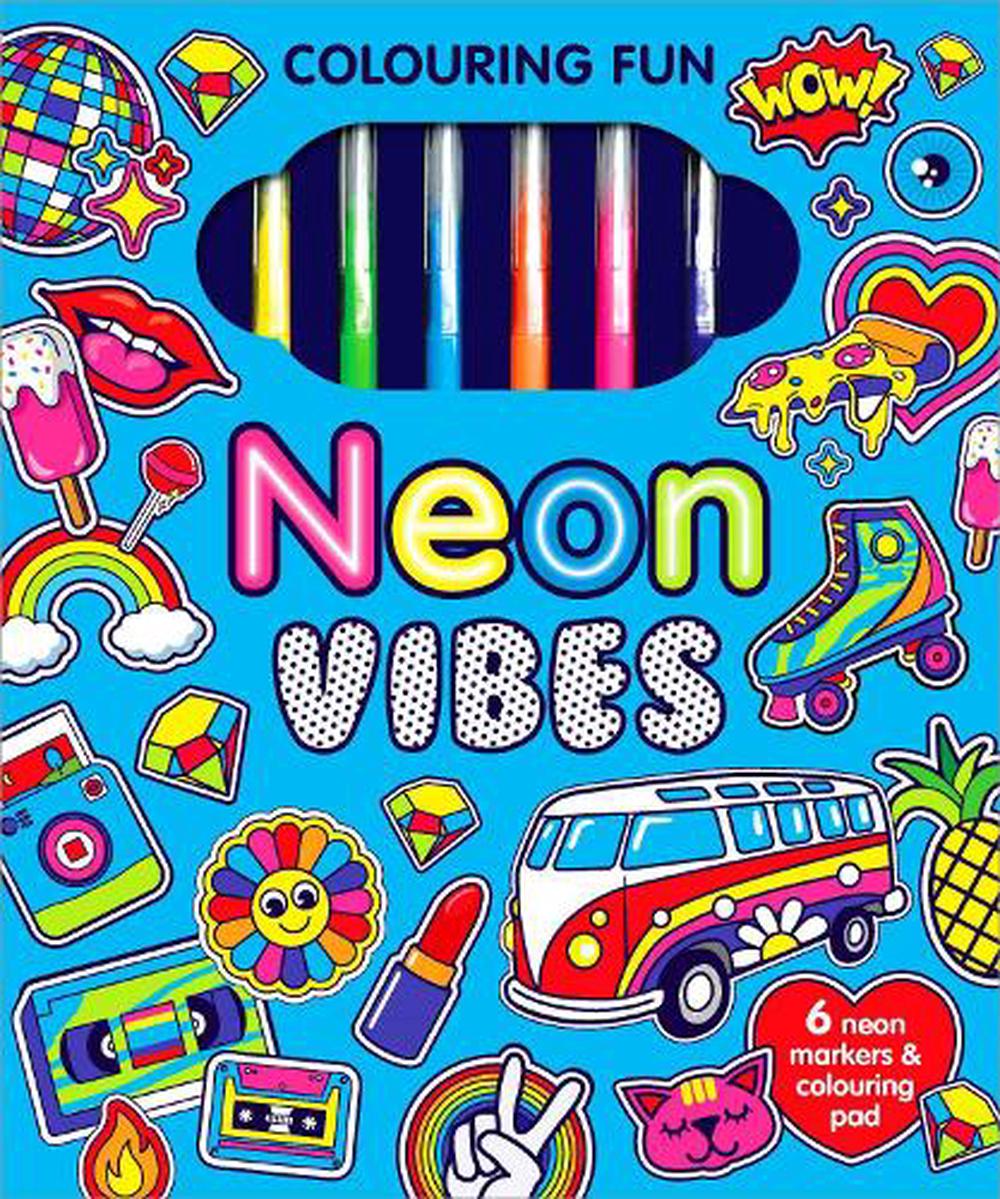 NEON VIBES MARKERIFIC ACTIVITY FOLDE