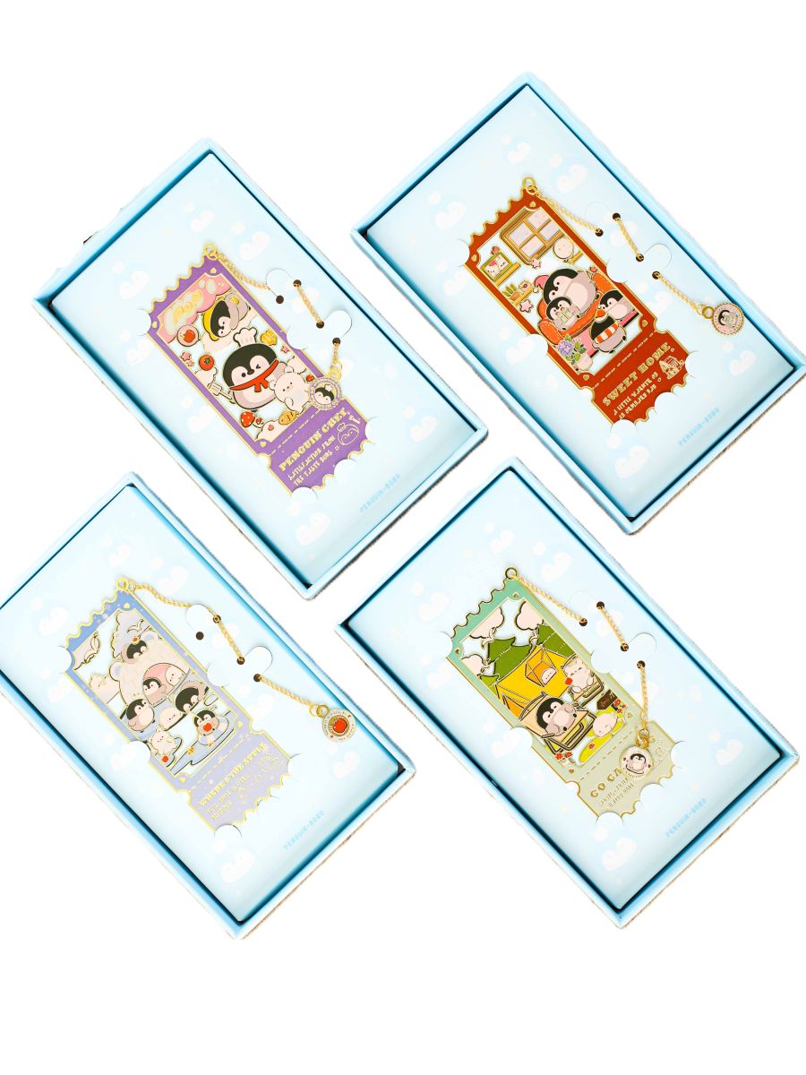 Metal Bookmark Penguin M30202