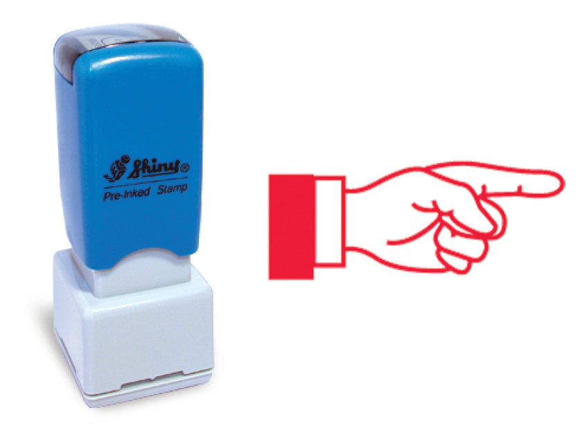 Pre-inked Handy Stamp - Hand Point To Right