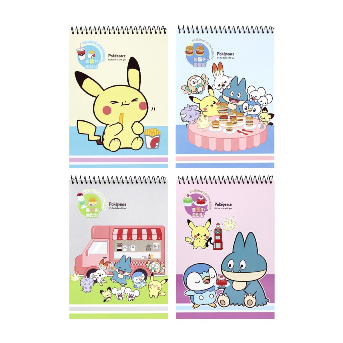 Pokémon B5 Top Spiral Blank Notebook