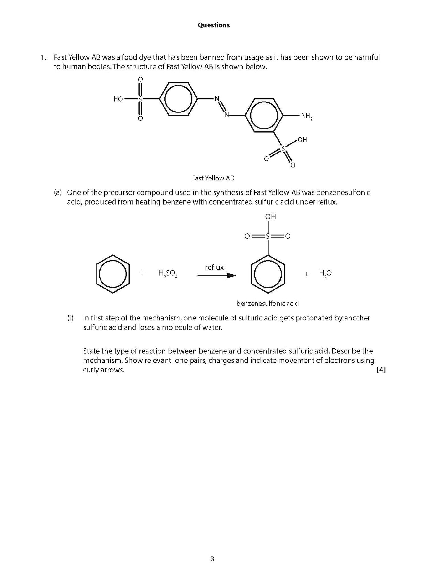 AL Novel Organic Chemistry Questions