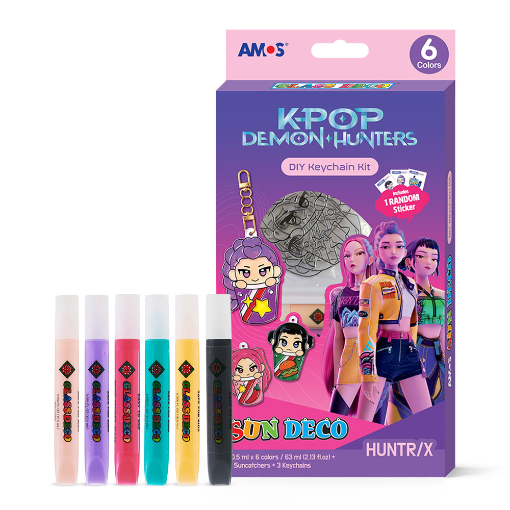 AMOS Glass & Sun Deco Keyring Set – K-POP Demon Hunters KDH-10