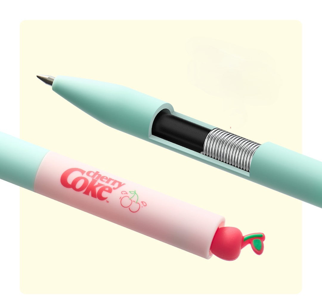 Cherry Cola Gel Pen Yellow/Pink 