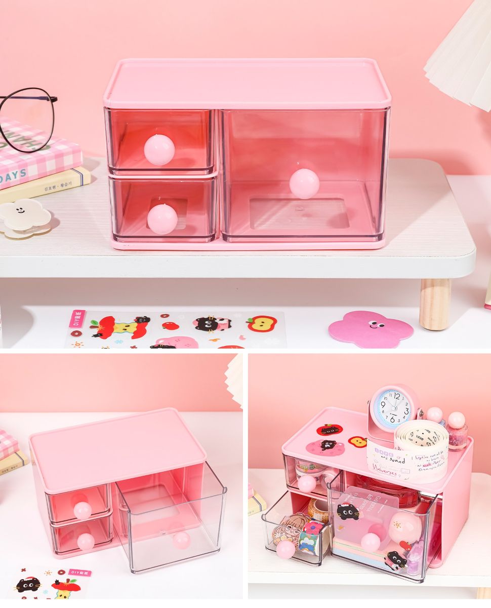 DESKTOP ORGANISER WITH 3 DRAWERS XZ51068