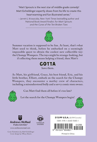 Matt Sprouts and the Search for the Chompy Wompers (Volume 3)