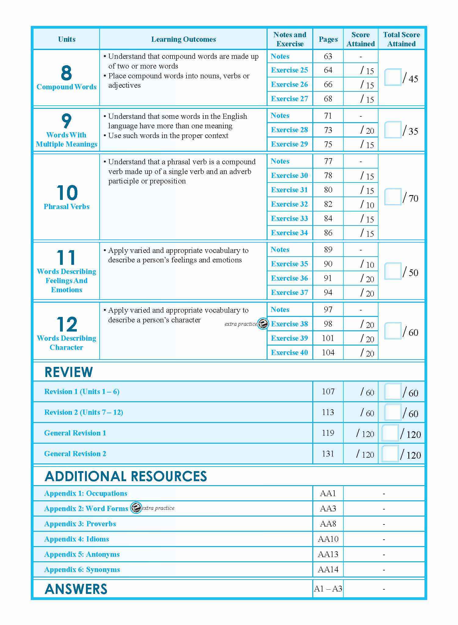 Secondary 1 Vocabulary Builder Secondary Level 1-6th Edition