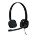 Logitech H151 Binaural Over-the-Head Stereo Headset Black