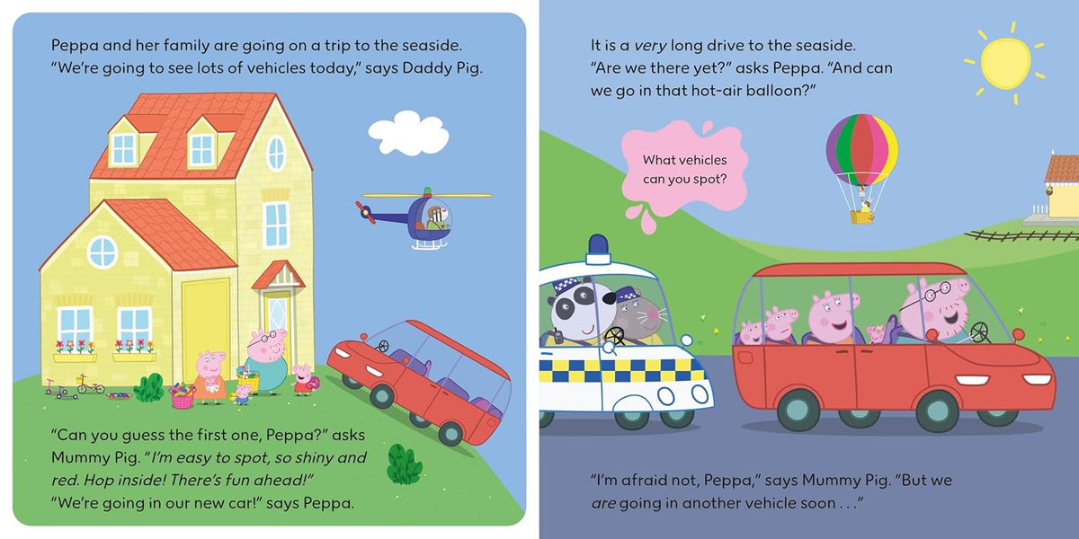 Peppa Pig: Vehicle Fun: A Press-Out-and-Play Book (Board Book)