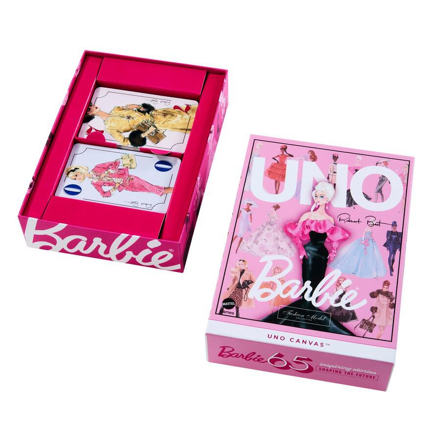 MATTEL UNO CANVAS BARBIE CARD GAME