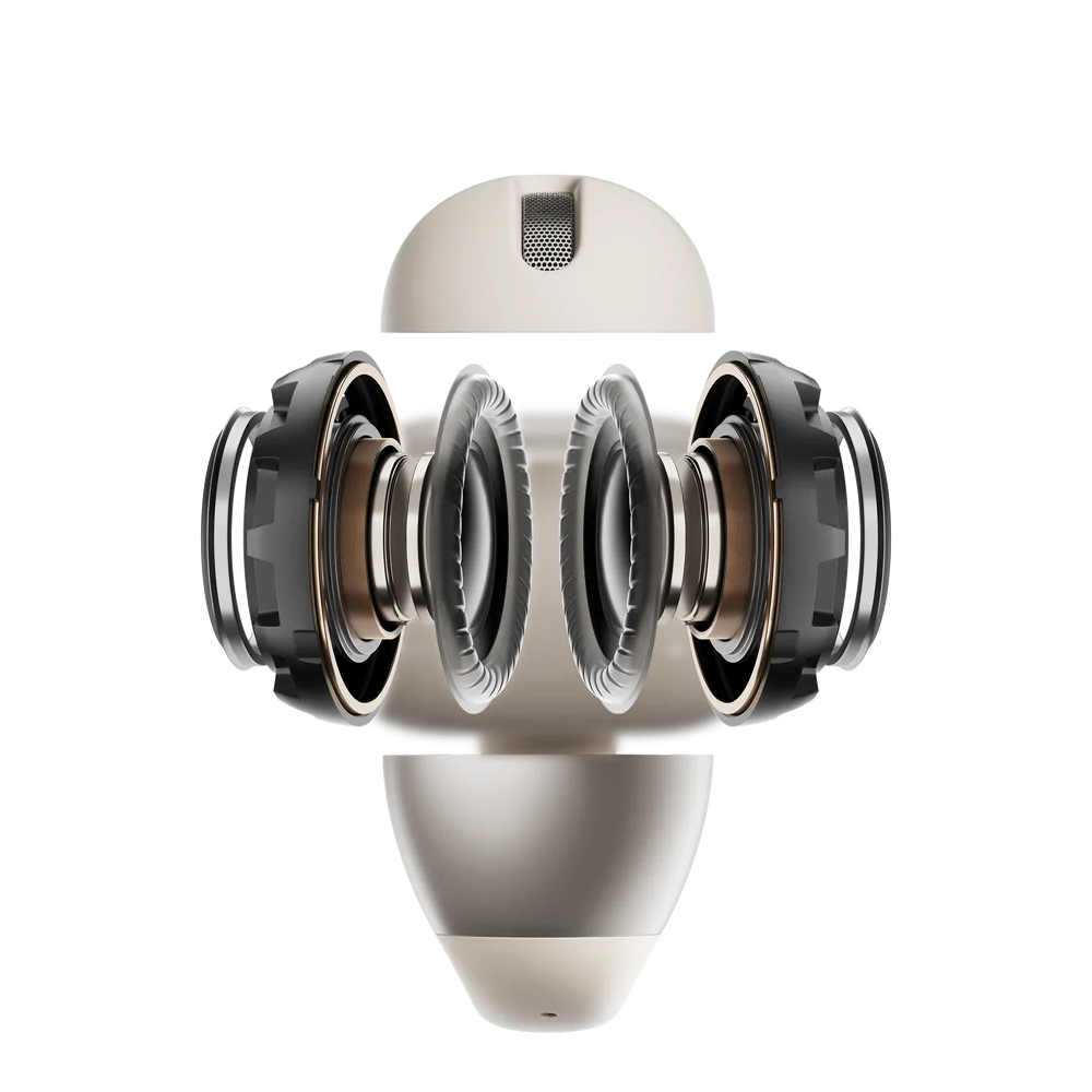 Shokz Opendots One True Wireless Earbuds - Grey