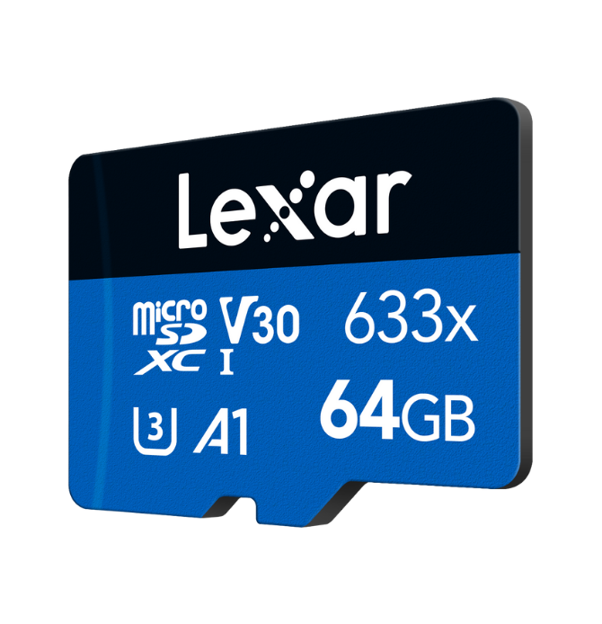 Lexar High-Performance 633x microSDHC/microSDXC UHS-I Card 64GB