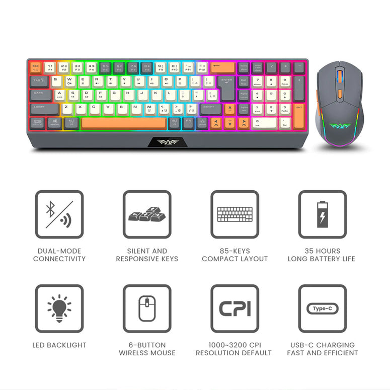 Armaggeddon MM-852R Duo Mode Gaming Keyboard