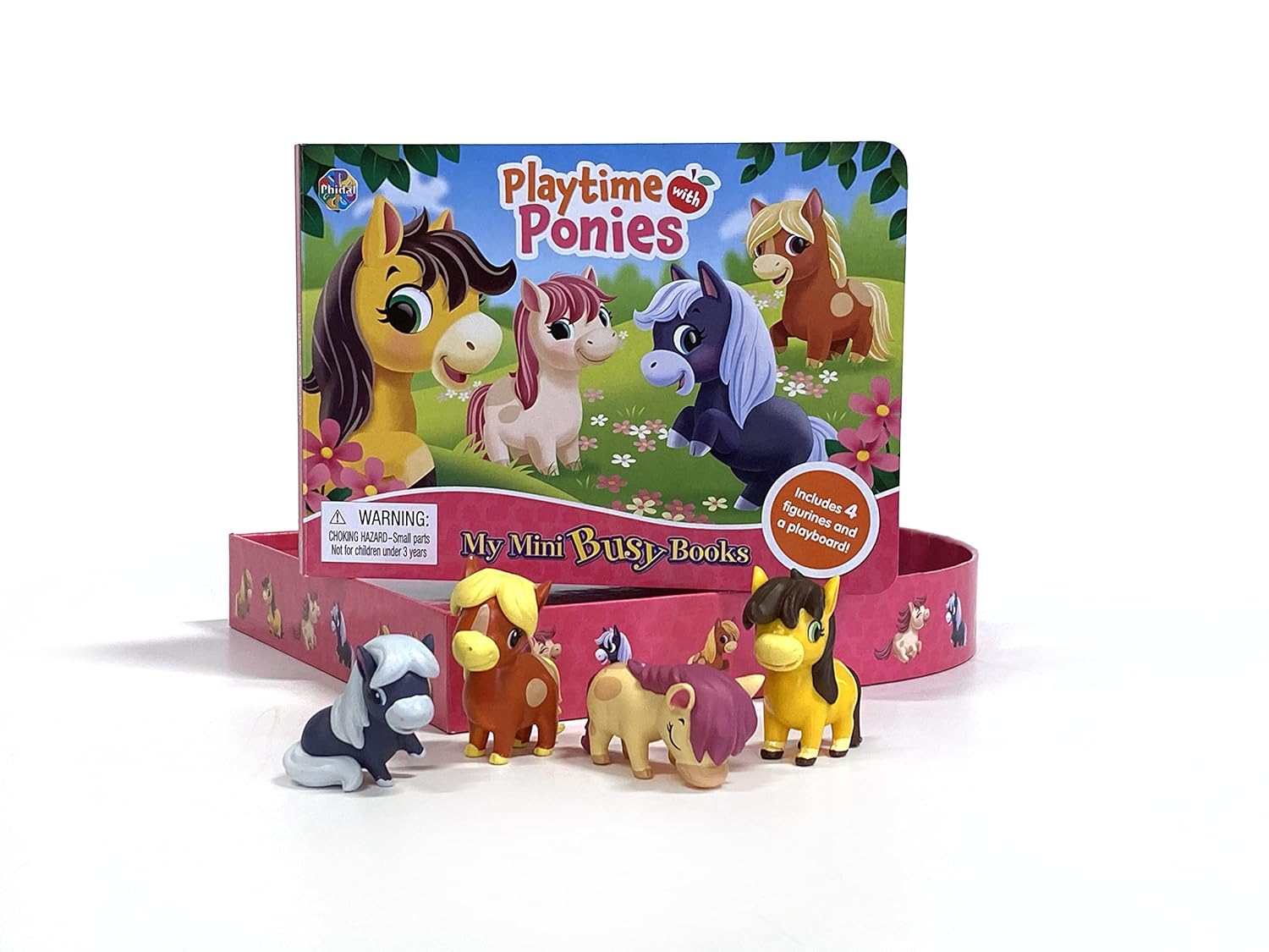 Mini Busy Book: Ponies (Board Book – Picture Book)