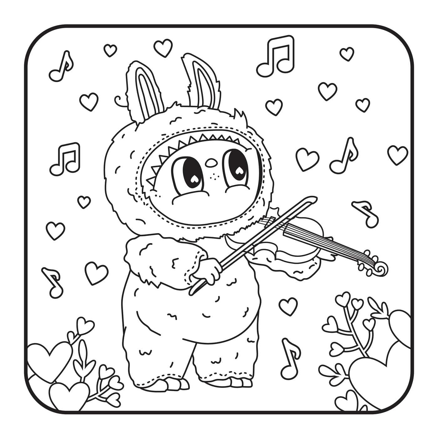 The Lafufu in Love Coloring Book (Lafufu Activity Books)