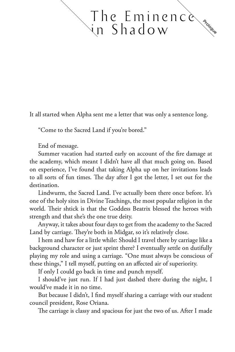 The Eminence In Shadow 02 (Light Novel)